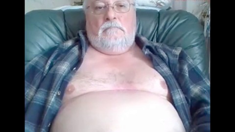 grandpa cum on webcam