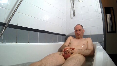 Shower cock, inexperienced, bathing