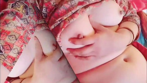 La hermosa Fabisocoo disfruta de una acción seria con sus pechos mientras provoca su vagina apretada.