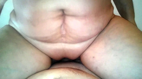 Dripping pussy, and step son, creampie