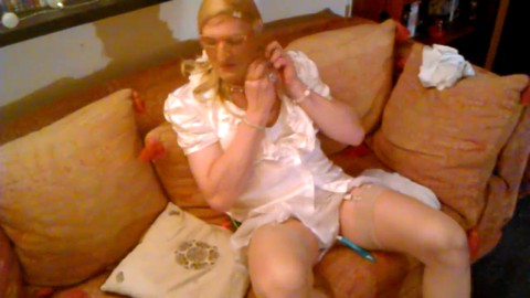 Geil mit Strumpfmaske und Dilde im Maul