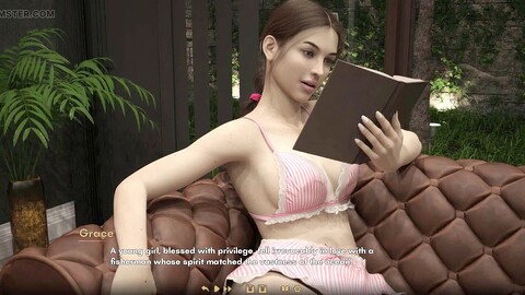 Creampied, cowgirl position, 3d wife