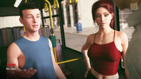 야한 이야기, 갈색머리 십 대, 애니