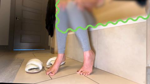 Sissy feminization, feet fetish, jerk off