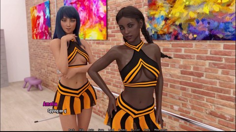 Universidad, cojida 3d, juego en 3d