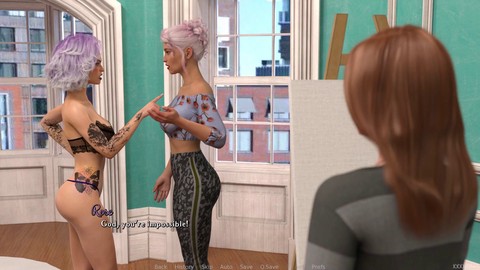 Adolescente, juegos de video en el ordenador, parte trasera
